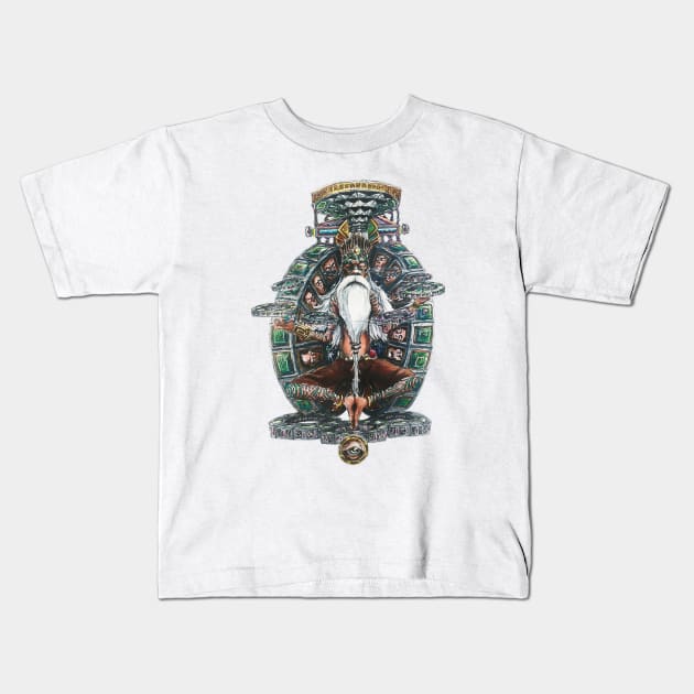 Disc Shaman Kids T-Shirt by rafmata